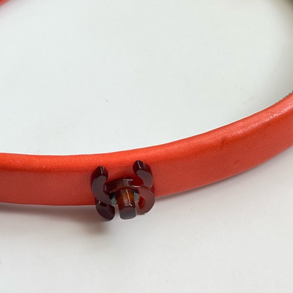 Vintage Chanel CC Logo Turnlock Headband - Picture 4 of 9